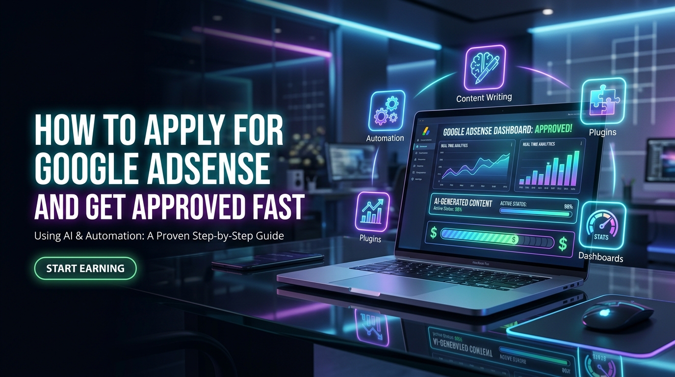 How to Apply for Google AdSense and Get Approved Fast