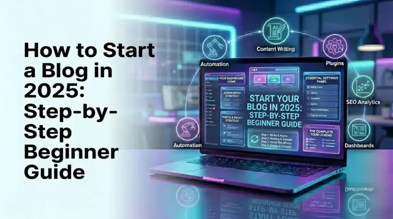How to Start a Blog in 2025: Step-by-Step Beginner Guide