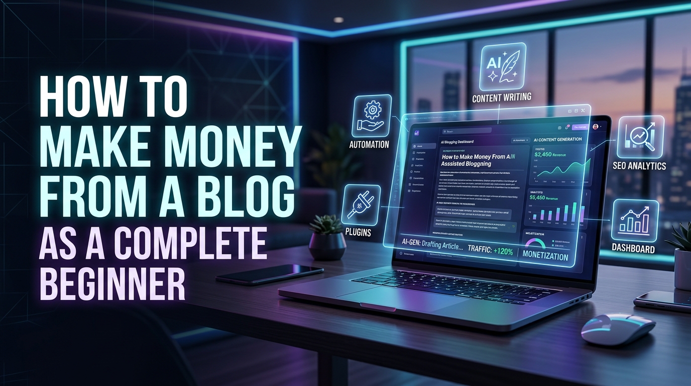 How to Make Money From a Blog as a Complete Beginner