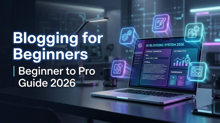 Blogging for Beginners | Beginner to Pro Guide 2026