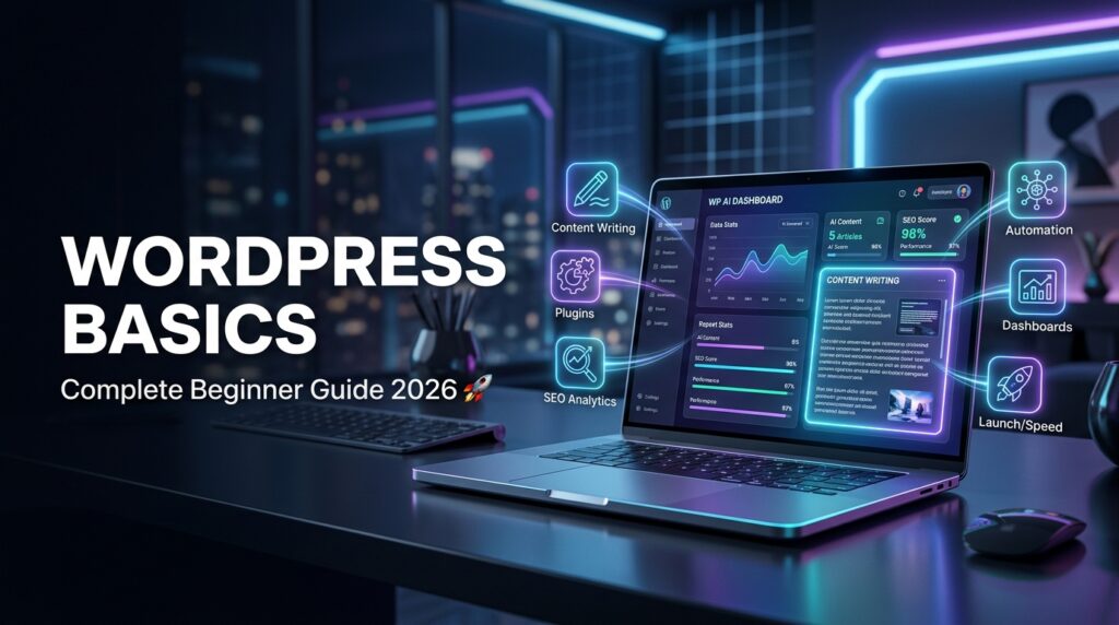 WordPress Basics | Complete Beginner Guide 2026 🚀