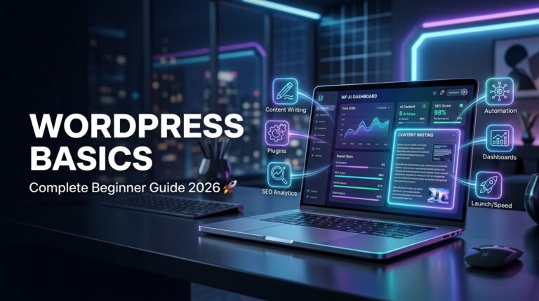 WordPress Basics | Complete Beginner Guide 2026 🚀